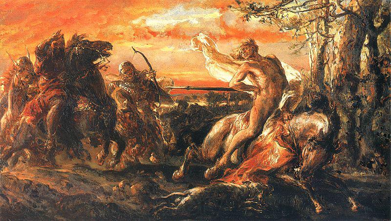 Jan Matejko The death of Leszek the White. France oil painting art